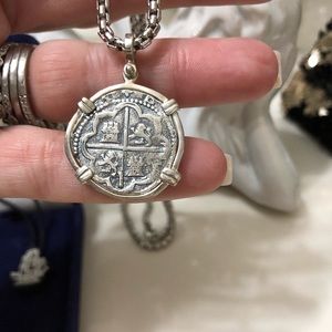 Sterling silver coin and chain